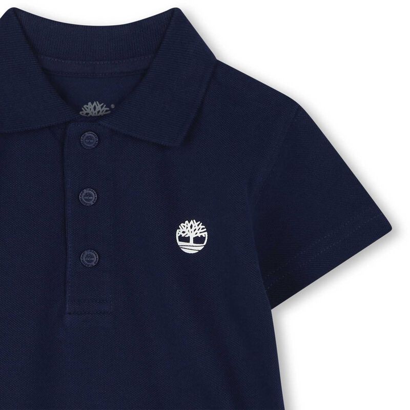 Timberland Pique Short Sleeves Polo Shirt 2-4Y image number 2